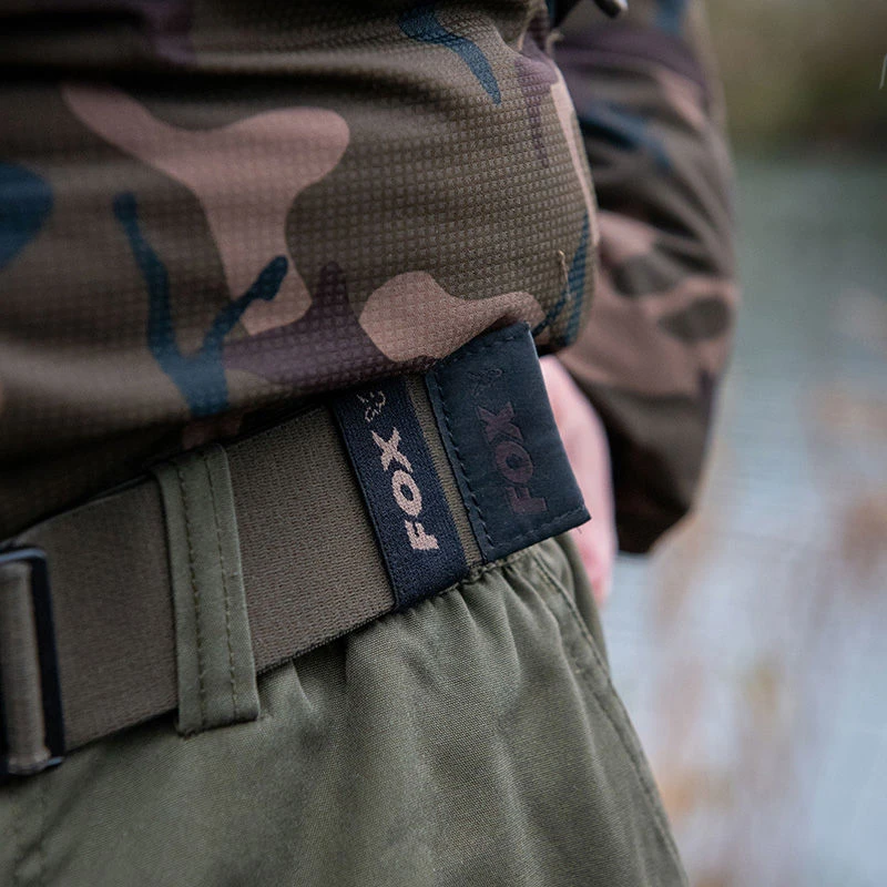 Fox Khaki Elasticated Belts